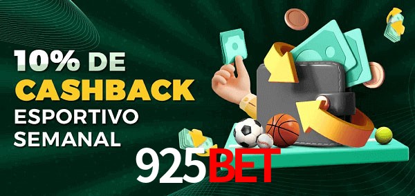 10% de bônus de cashback na 925bet